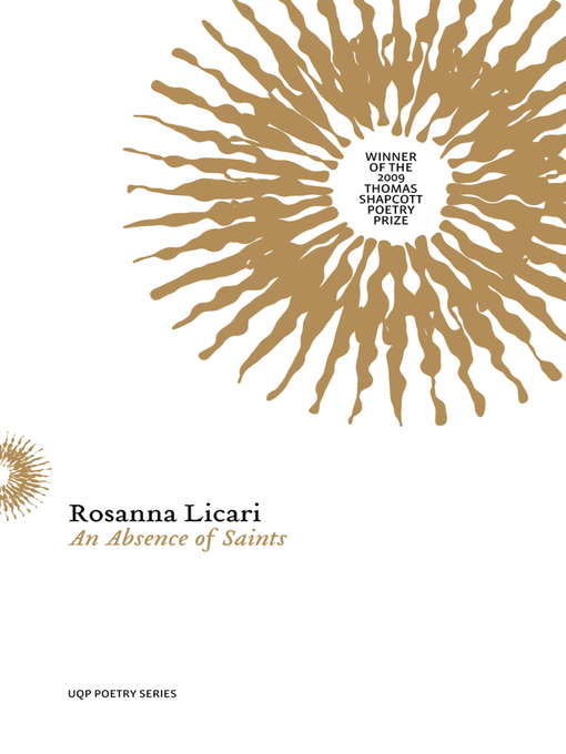 Title details for An Absence of Saints by Rosanna Licari - Available